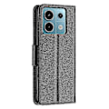 Pikkukuva 5 / 5: Xiaomi Redmi Note 13 Pro 5G -puhelimen suojakotelo, yksivärinen PU-nahkainen jalustallinen suojus, litsirakenne Black