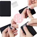 Miniatyrbillede 4 af 5: Plastik Øreringe Kort Adapter Selvklæbende Smykke Display Adapter til Kvinder Piger Øreringe Halskæde 100 stk