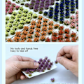 Miniatyrbillede 2 af 5: DIY Modelbyggesæt Kunstgræs Blomsterblad Have Græsplæne Mini Landskabsdekor Tilbehør Legetøj C