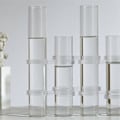 Miniatyrbild 2 av 5: Hopfällbar Blomvas Olika Höjder Klar Cylinder Glas Provrör Förökningsstation, för Inredning