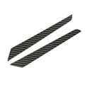 Miniatyrbillede 5 af 5: 2 stk. UTV Baglygte Trim Kulfiber Erstatning til Polaris RZR PRO XP 2021 og frem