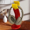 Miniatyrbilde 5 av 5: Modell Hodetelefonstativ Datamaskin Hodetelefonhenger Figurer Skrivebord Nyhet Stativ Hylle Tilbehør Miniatyrer Dekor, C