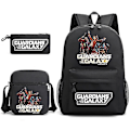 Miniatyrbild 4 av 5: Guardians Of The Galaxy 3-pack Ryggsäckar Cartoon Barn Pojkar Flickor Skolväska Lättvikts Studenter Vattentät Kapacitet Mochilas style 3