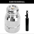 Miniatyrbild 5 av 5: CO2 Cylinderadapter för SodaStream TR21-4 Hane till G1/2 Typ30 Hona