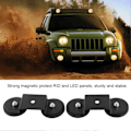 Miniatyrbilde 3 av 3: Universell Magnetisk Lysbar Monteringsbrakett Svart Holder Sugekopp for Bil SUV