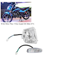Pikkukuva 3 / 4: 12V Etu- taka- ja takavalo Lamppu Dinosaurustyyli Sopii 50cc 70cc 110cc Mönkijä Dirt Bike ATV