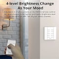 Miniatyrbild 3 av 5: Smart Dimmer med RM433R2 Fjärrkontroll Fjärrtimer Strömbrytare Stöd Alexa Röst Dimmer