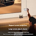 Miniatyrbillede 5 af 5: E5 Håndholdt Videospilkonsol 32G 10000 Spil 5 tommer HD Retro Spilkonsol 6000mAh Understøtter 13 Emulatorer Hvid Rød