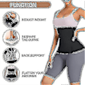 Miniatyrbild 4 av 5: Midjetränare för kvinnor Snatch Bandage Mage Svett Wrap Plus Size Tränings Midjetrimmer för Gym Sport 4M