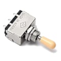 Miniatyrbild 1 av 3: Solid Knappaxel Box-stil för SG 3-vägs Pickup Selector Toggle Switch, beige Spets