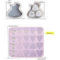 Miniatyrbilde 2 av 5: Gitarplekter & Bokser Resin Form Silikon Plekter Form for DIY Gitar Bass Plekter Tommel Fingerplekter, A