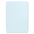 Miniatyrbild 2 av 5: För Samsung Galaxy Tab A9+ 360° Roterande Transparent Smart Läderfodral med Tangentbord Sky Blue