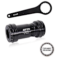 Pikkukuva 1 / 5: Pf30 24mm Press Fit -keskiöt Keraaminen Kierrelukitusjärjestelmä Polkupyörä 46mm Maasto- ja maantiepyörille 24 Kampiakseli Ketjusarja PF30-24B CE TOOL BK