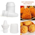 Miniatyrbild 2 av 5: Återanvändbart Sushi Verktyg Gör-det-själv Handgjord Bento Form Risbollsform Press Multipurpose Kök Kött Cone