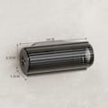 Miniatyrbilde 3 av 3: Veggmontert søppelposeholder plastposer handleposebeholder Athens Black