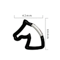 Miniatyrbilde 5 av 5: Multifunksjonell Slitesterk Hestehode Spenne Aluminium Legering Karabinkrok for Ryggsekker