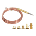 Miniatyrbillede 2 af 5: 60 cm Gas Komfur Termoelement Varmelegeme Del Brænder Universal Pejs Udskiftningsadaptere Digital Temperaturregulator