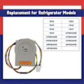 Miniatyrbilde 4 av 5: EAU63103205 Kondensatorviftemotor for kjøleskap, erstatter 73132 73133 LFXS24623B DC 12V 4-pinners viftemotor
