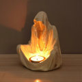 Miniatyrbilde 4 av 5: Spøkelseslysestake Halloween Horror Gotisk Lysestake Gotisk Skummel Telys Horror Lysestake Svart