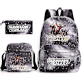 Miniatyrbild 1 av 5: Guardians Of The Galaxy 3-pack Ryggsäckar Cartoon Barn Pojkar Flickor Skolväska Lättvikts Studenter Vattentät Kapacitet Mochilas style 9