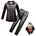 Miniatyrbild 1 av 3: The Bad Guys Barn Cosplay Kostymer Kläder Toppar+byxor Set Maskerad Presenter 6-7 Years