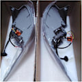 Miniatyrbild 5 av 5: Bakre Bakljus Kompatibelt För Mitsubishi Outlander 2014 2015 Bakre Broms Bumper Ljus Bakre Stopp Blinkers Dimljus 8330a790 (färg : Höger) Left