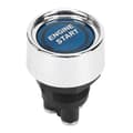 LED Motorstartbrytare Tändningsstart Motor Start Stopp Knapp för Husbilar Racingbil Blå