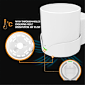 Miniatyrbild 2 av 5: Väggfäste för Deco X20 X60 X50 X55 WiFi 6 Väggfäste med Kabelorganiserare Hem Mesh WiFi System 2st