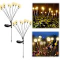 Miniatyrbillede 1 af 5: Solcellehavelampe - Solcellelampe der svajer, Vindsvajende, Solcelle udendørslampe 10LED