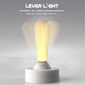 Miniatyrbilde 2 av 5: 2-pakks spaklys, omgivelsesbelysning, stanglampe, ristebryter, oppladbar LED-nattlampe, vegglampe