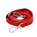 Miniatyrbild 1 av 5: Justerbar Lång Läder Crossbody Axelväska Ersättningsrem Handväska Bälte Big Red Silver Button