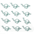 Miniatyrbillede 1 af 3: 12 stk. clips dinosaurformet farvebelagt multifunktionel fortykket papirclips 3x3cm