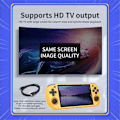 Miniatyrbild 3 av 5: RGB10 Max3 Retro Spelkonsol 16G+128G 5.0 Tum Handhållen Videospels Konsol för MAME PSP N64 Emulator C