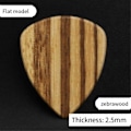 Miniatyrbild 5 av 5: Plektrum i trä, träplektrum för elgitarr, akustisk gitarr eller basgitarr, rosenträ
