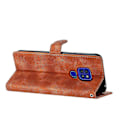 Miniatyrbild 5 av 5: Blommig Läderfodral För Motorola Moto G9 / G9 Play / E7 Plus Brown