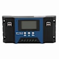 Miniatyrbillede 1 af 5: 12V 24V Solar Opladningsregulator 4 USB-porte 5V 2.5A Parameter Justerbar LCD-skærm til Hjemme RV Båd 30A