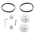 Miniatyrbillede 2 af 5: Synkront hjul til VORON 2.4 3D-printer 20+60 tænder 5 mm boring med 200 mm L 6 mm B rem