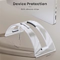 Miniatyrbillede 3 af 5: Akryl Lodret Laptop Stand til Skrivebord, Akryl Usynlig Desktop Notebook Dock, Lodret Laptop Holder Organizer