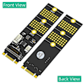 Miniatyrbillede 2 af 5: NGFF(M.2) Key B+M /B til SATA 2.5 Tommer Adapter