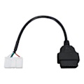 Miniatyrbild 1 av 5: OBD 16-pin till 26-pin Adapterkabel Hög Flexibilitet Stabil Överföring Ersättning för Tesla Model 3 Y