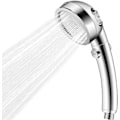 Miniatyrbillede 1 af 4: Tizzy Brusehoved, Newday Håndbrusehoved Brusehoved Højtryks Eco Shower Spa Brusehoved I Badeværelse, Massage Spray Håndbruser 3 Modes Vand S