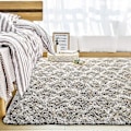 Miniatyrbild 4 av 5: Tflycq Geometriska Mattor för Sovrum - 152 x 244 cm Luddig Ryamatta Modern Inomhus för Vardagsrum Flickor Pojkar Barnrum Studentrum Barnkammare Hem Semesterinredning Golv 2.6 ft * 5.2 ft