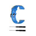 Miniatyrbillede 1 af 5: 22 mm udskiftningsurrem kompatibel med Garmin Forerunner 945 935 Fenix 6 Quatix 5 s202412121116 Blue