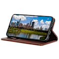 Miniatyrbillede 3 af 5: Til Xiaomi Redmi 13c Etui Split Læder Magnetisk Auto-absorberende Telefoncover Coffee