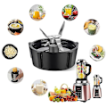 Miniatyrbild 5 av 5: Ersättningsdelar för Osterizer Blender, 4-punktsbladmontering med 2-delad gummitätningspackning 49
