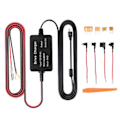 Miniatyrbillede 1 af 5: Dash Cam Hardwire Kit 12V?30V til 5V 11.6V Lavspændingsbeskyttelse Overophedningssikker Dashcam Strømkabel Oplader Hardwiring Sæt