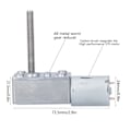 Pikkukuva 3 / 5: JGY?370 DC 24V Kierteissvaihteinen moottori, suuri vääntömomentti, itselukittuva turbiinivaihde DIY-malleille 30RPM