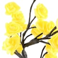 Miniatyrbild 4 av 5: LED Rosblomma Lampa, USB Julgrans Nattlampor, Perfekt för Fester, Bröllop, Sovrum och Mors Dag Present-B