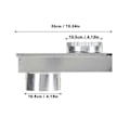 Miniatyrbild 5 av 5: Torktumlare Ventilationskit Aluminiumlegering Slät Innervägg Universal Torktumlare Ventilationsperiskop Ersättning