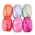 Miniatyrbillede 1 af 5: 6 stk./parti Ballonsnor Blandet Farve Holdbar 10m 6-pak Assorteret Farve Gavebånd til Fødselsdag Qinhai